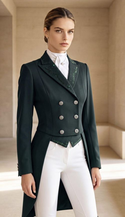 Abracadabra Ester dames slipjas dark green