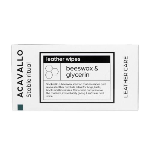 Acavallo beeswax leather wipes