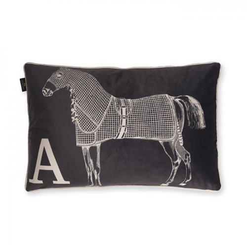 Adamsbro kussen Horse Grijs