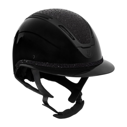 Amahorse Apocalipse rijhelm Glossy Black / black diamonds