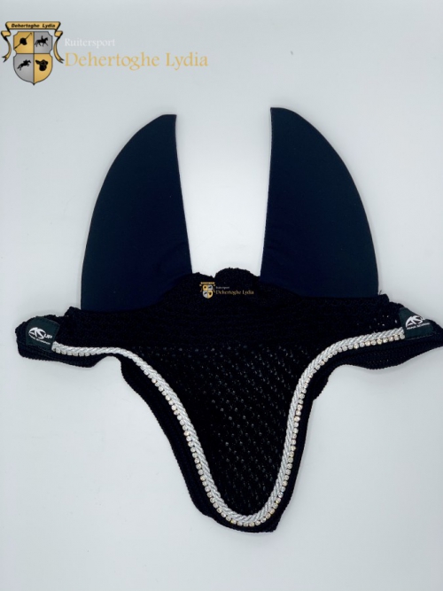 Anna Scarpati customized Soundless ear net Black/ Silver