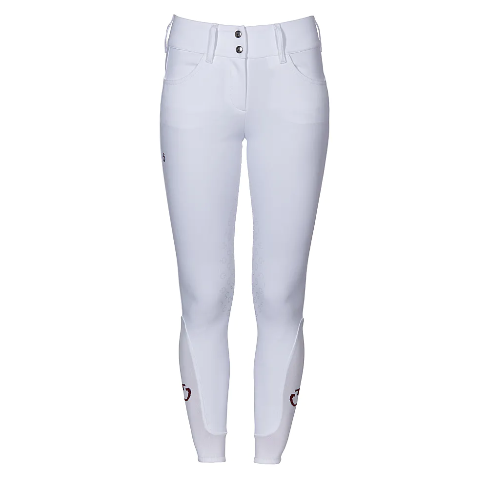 Cavalleria Toscana American dames knie grip breeches 0001 White