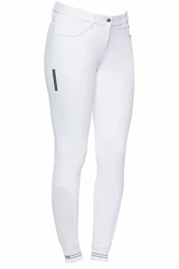 Cavalleria Toscana American full grip dames rijbroek pique White