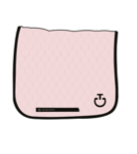Cavalleria Toscana circular jersey  quilted saddle pad light pink / Black