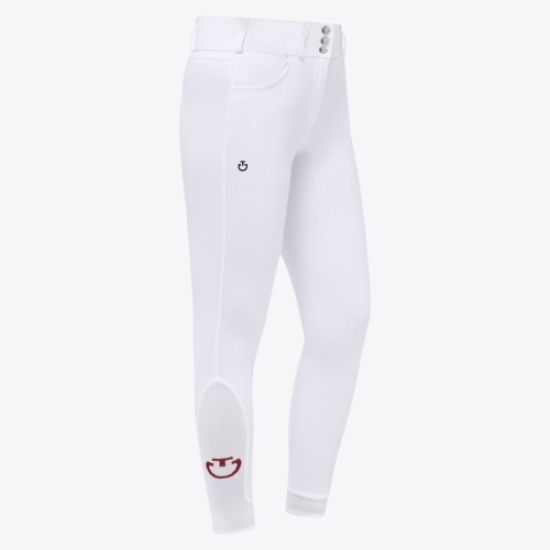 Cavalleria toscana high waist full grip riding breeches 0001 White