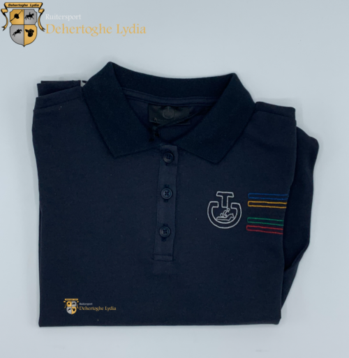 Cavalleria Toscana Tokyo 2020 piqué l/s trainings polo shirt Blue (7001)
