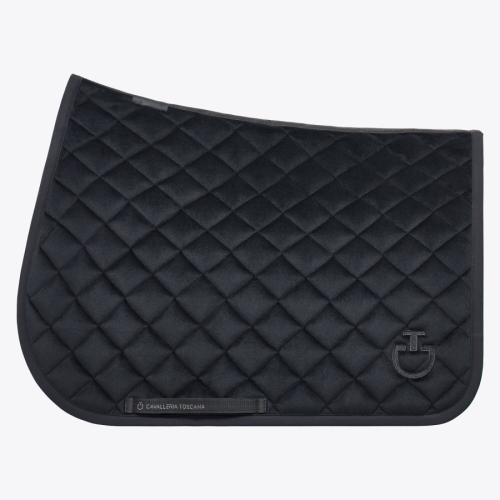 Cavalleria Toscana Velvet Saddle pad Black
