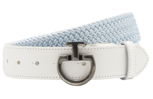 Cavalleria Toscana women's elastic belt 7C01 Light blue