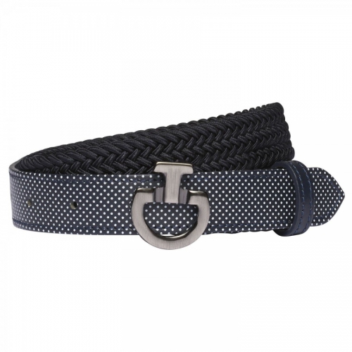 Cavalleria toscana young rider Elastic belt with perforated leather 7979