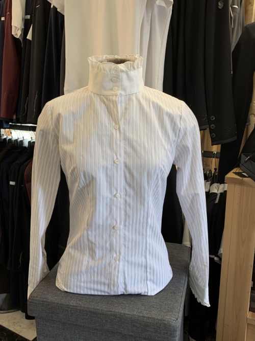 Couture Hippique Roesmodel damesbloes Wit