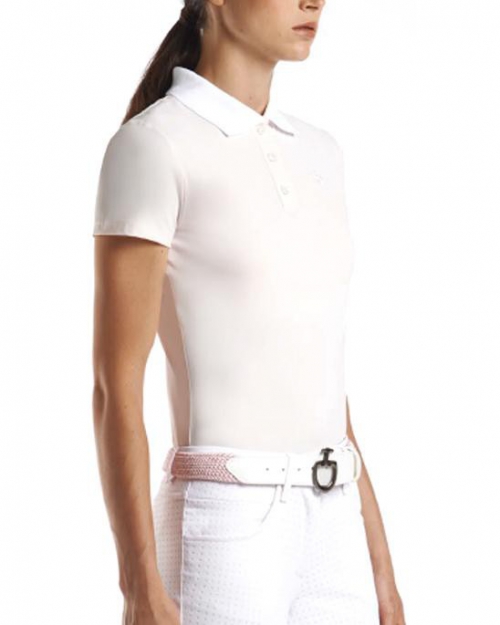 CT Perforated Pyramid ladies polo pink