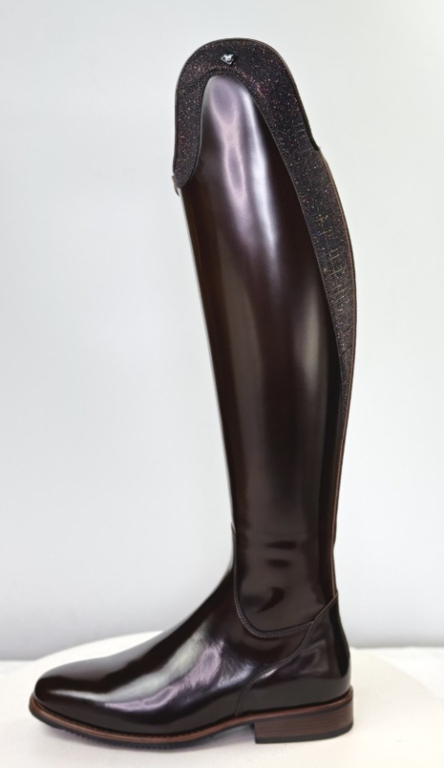 Deniro Bellini brushed fondente, coco top in Iride brown 
