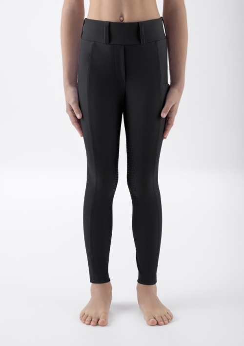 Equiline EqGensif full grip meisjes rijlegging Zwart