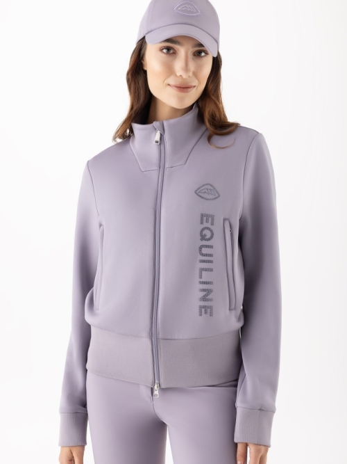 Equiline Glimpa ladies full zip sweatshirt Mauve