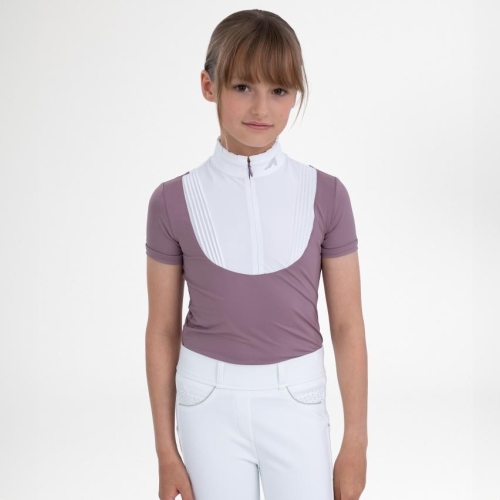 Euro-star Ines kids competition shirt Elderberry