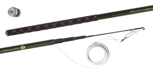 Fleck Pocket uitschuifbare longeerzweep 220cm