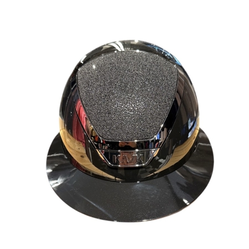 Kask Star lady pure shine black, Swarovski carpet black top