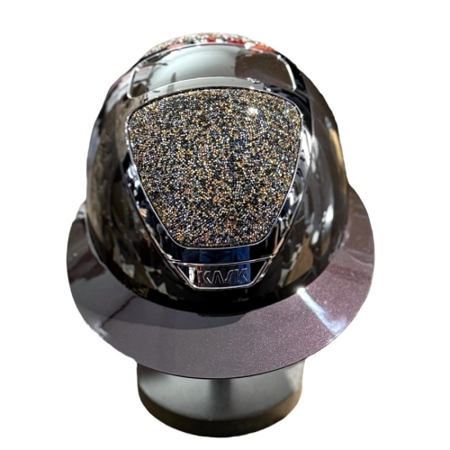 Kask star lady pure shine Espresso brown, top midnight micture Dune  