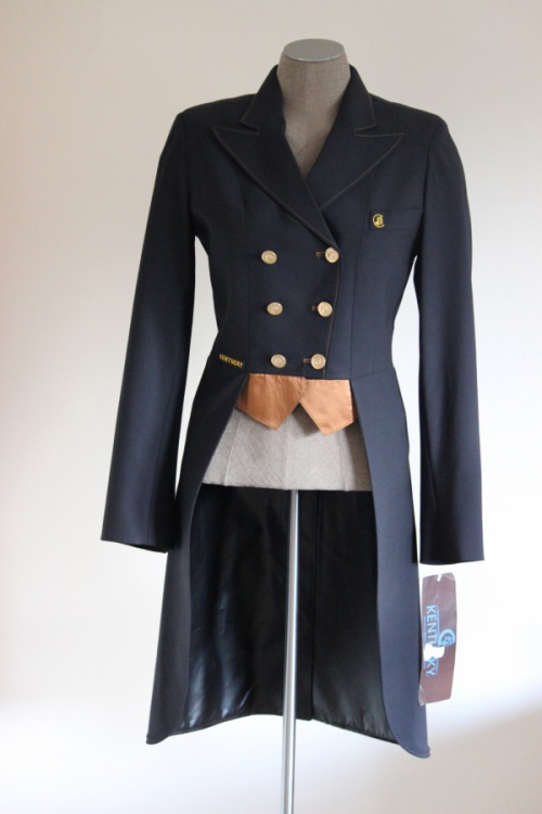 Kentucky dressage tailcoat Navy + Nougat