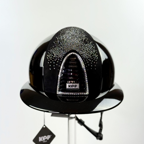 KEP Italia cromo 2.0 polo polish black, nebula silver front, Swarovski crystal frame