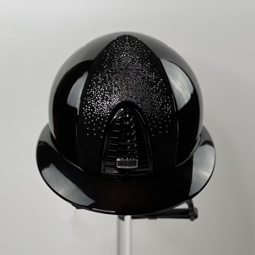 Kep italia cromo 2.0 polo polish black, shaded swarovski jet + crystal