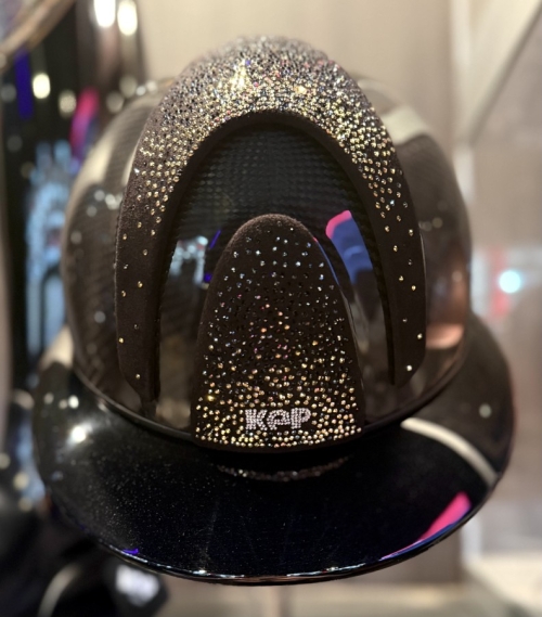 KEP Italia e-light carbon shine black polo, nebula gold on suede black Lid