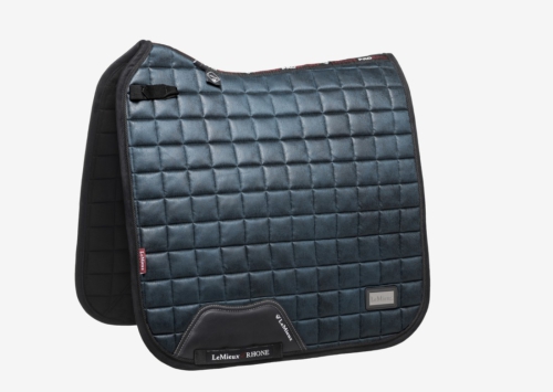 Lemieux Rhone dressage square Petrol Blue