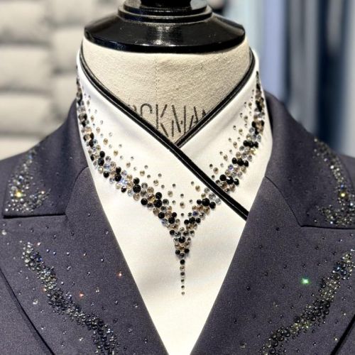 Plastronique custom plastron zwart / goud