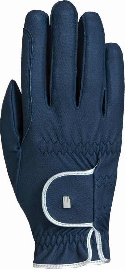Roeckl Lona riding gloves Navy / Silver