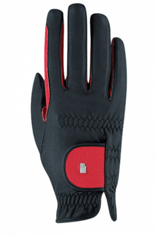 Roeckl Malta riding gloves Black / Red