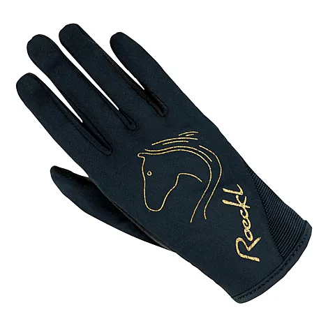 Roeckl Tryon kids riding gloves Black