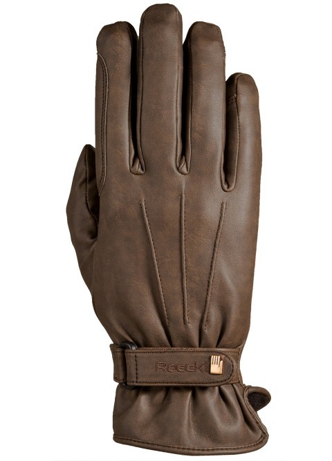 Roeckl Wago winter riding gloves Brown