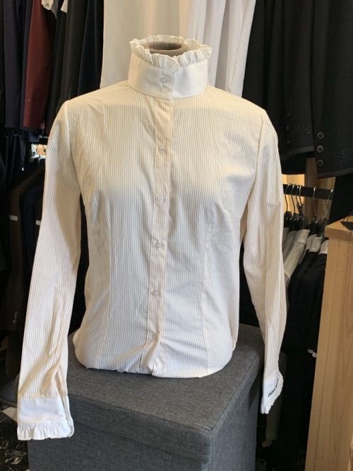ladies competition shirt with long sleeves Beige