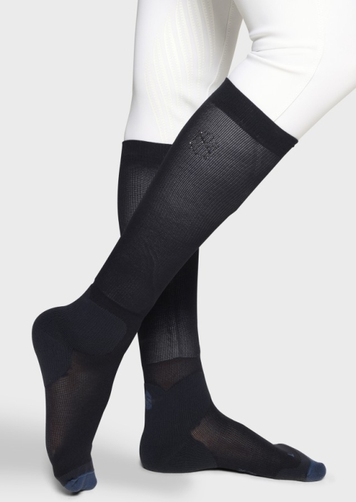 Samshield Balzane soft air crystal riding socks Navy