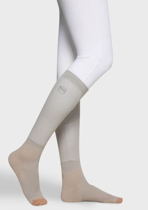 Samshield Balzane soft air crystal riding socks Latte