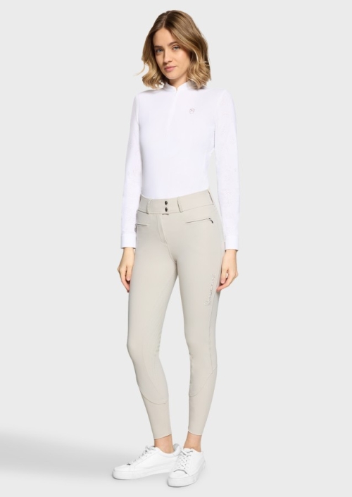 Samshield Claranova full grip ladies riding breeches beige