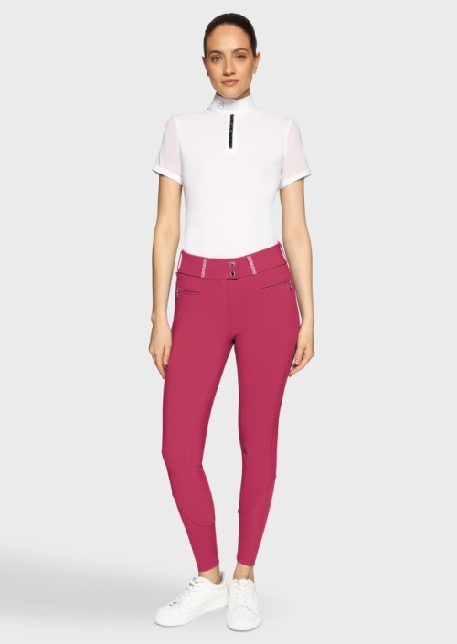 Samshield Claranova full grip ladies riding breeches Boysenberry