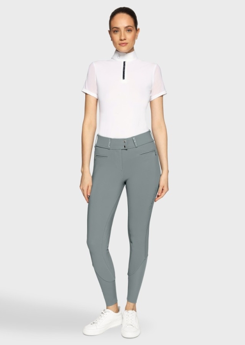 Samshield Claranova full grip ladies riding breeches Granit