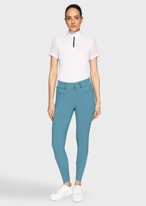 Samshield Claranova full grip ladies riding breeches Neptune