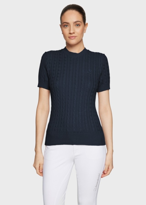 Samshield Lidy ladies knitwear shirt Navy
