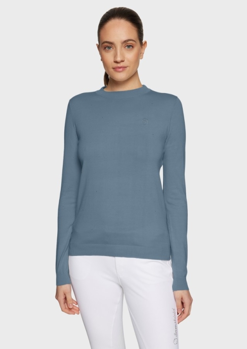 Samshield Phoebe ladies long sleeved shirt Dusty Blue