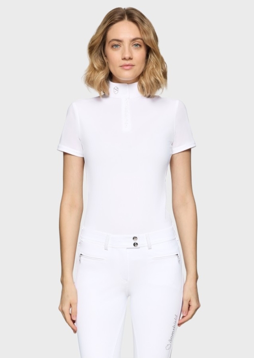 Samshield Roxy premium Boreal ladies competition shirt White Holo