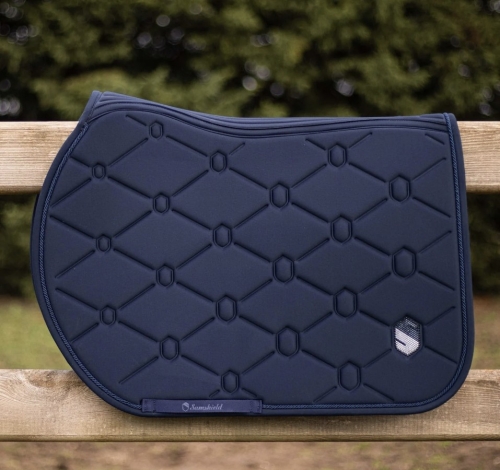Samshield Spineshield crystal jumping saddle pad Navy