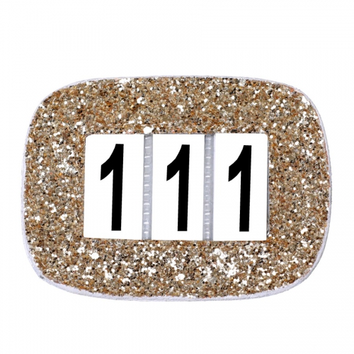 SD Design nummerhouder Glitter Gold