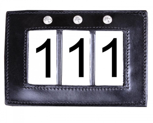SD Design number holder Black
