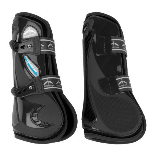 Veredus Carbon Gel Vento tendon boots front Black