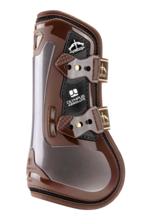 Veredus Olympic Absolute tendon boots Front Brown
