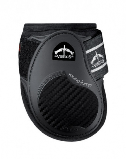 Veredus Young Jump vento tendon boots rear Black