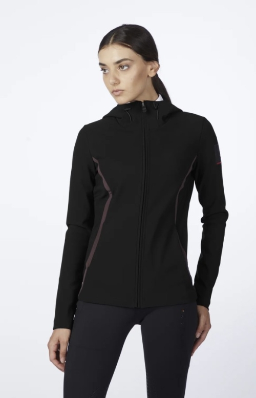 Vestrum Cassiopea dames technical sweatshirt met rits Zwart