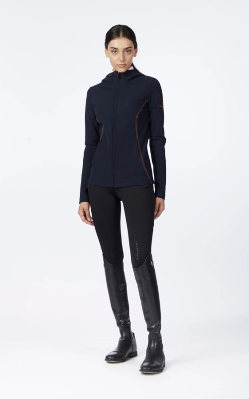 Vestrum Cassiopea dames technical sweatshirt met rits Navy 